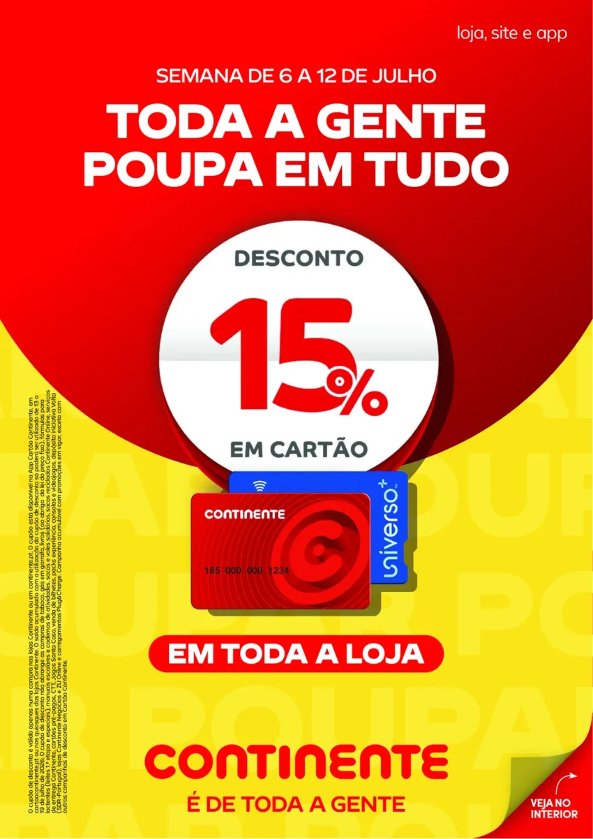 Página 1 do Antevisão Folheto Continente