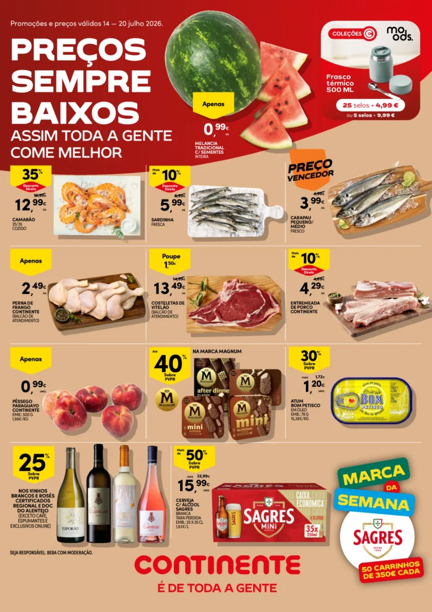 Página 1 do Antevisão Folheto Continente
