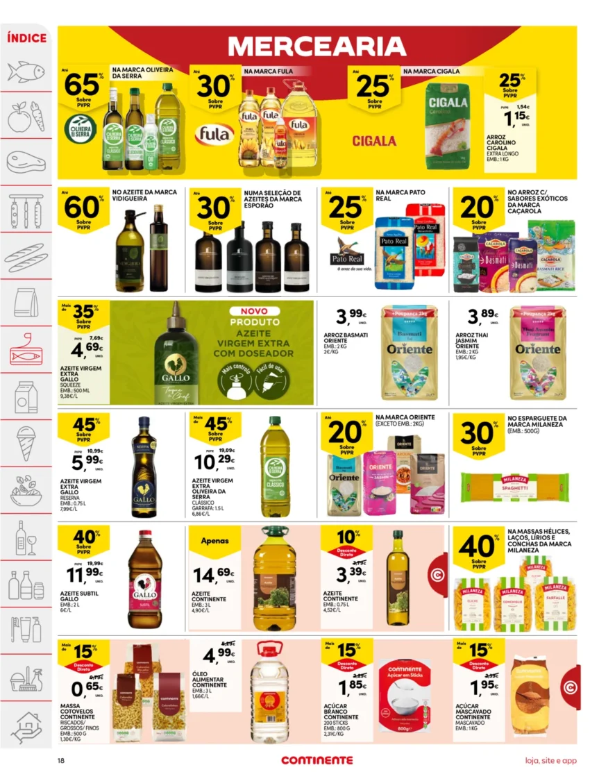 Página 18 do Antevisão Folheto Continente