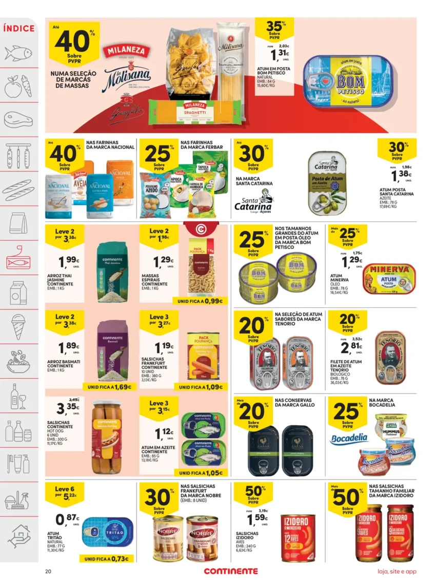 Página 20 do Antevisão Folheto Continente
