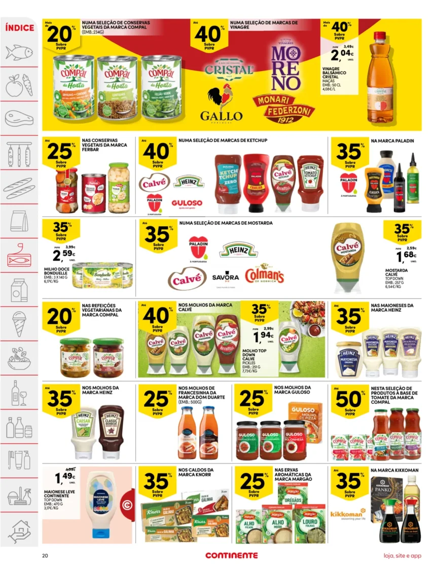 Página 20 do Antevisão Folheto Continente