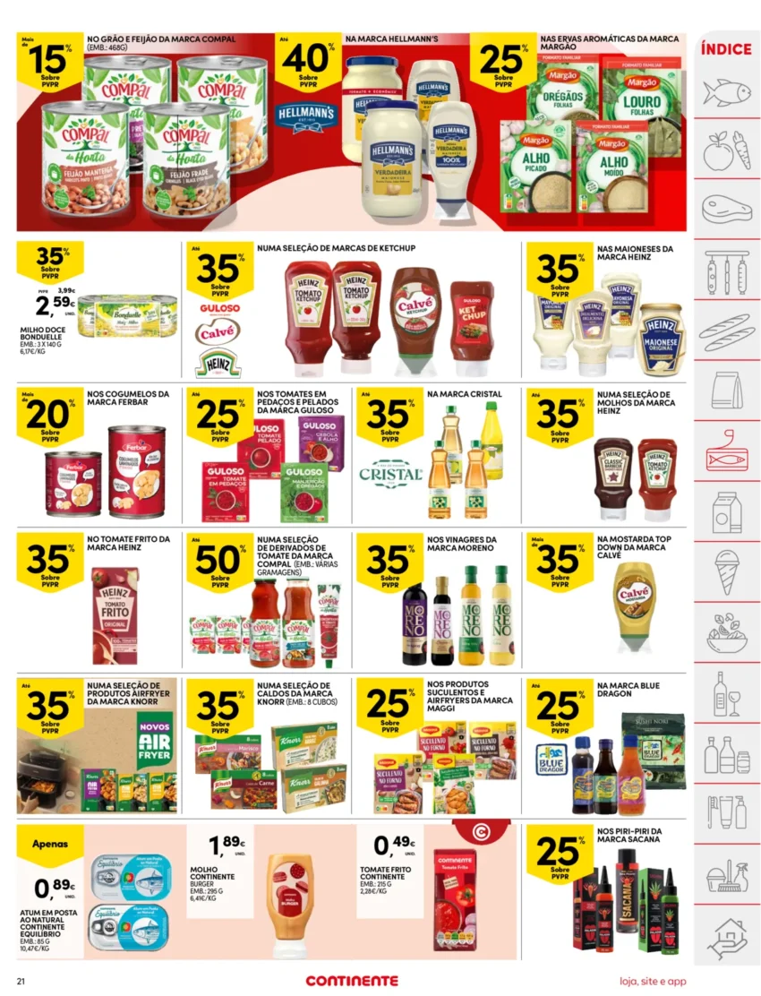 Página 21 do Antevisão Folheto Continente