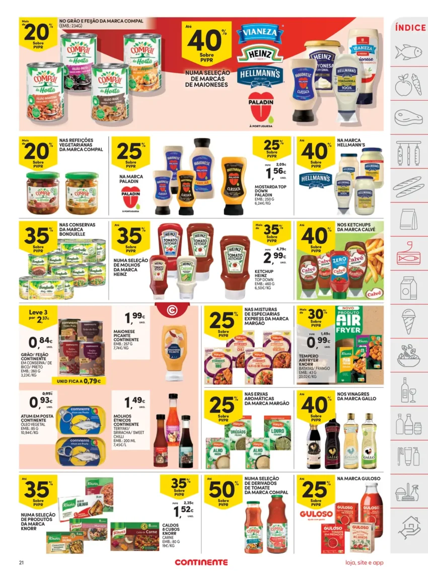 Página 21 do Antevisão Folheto Continente