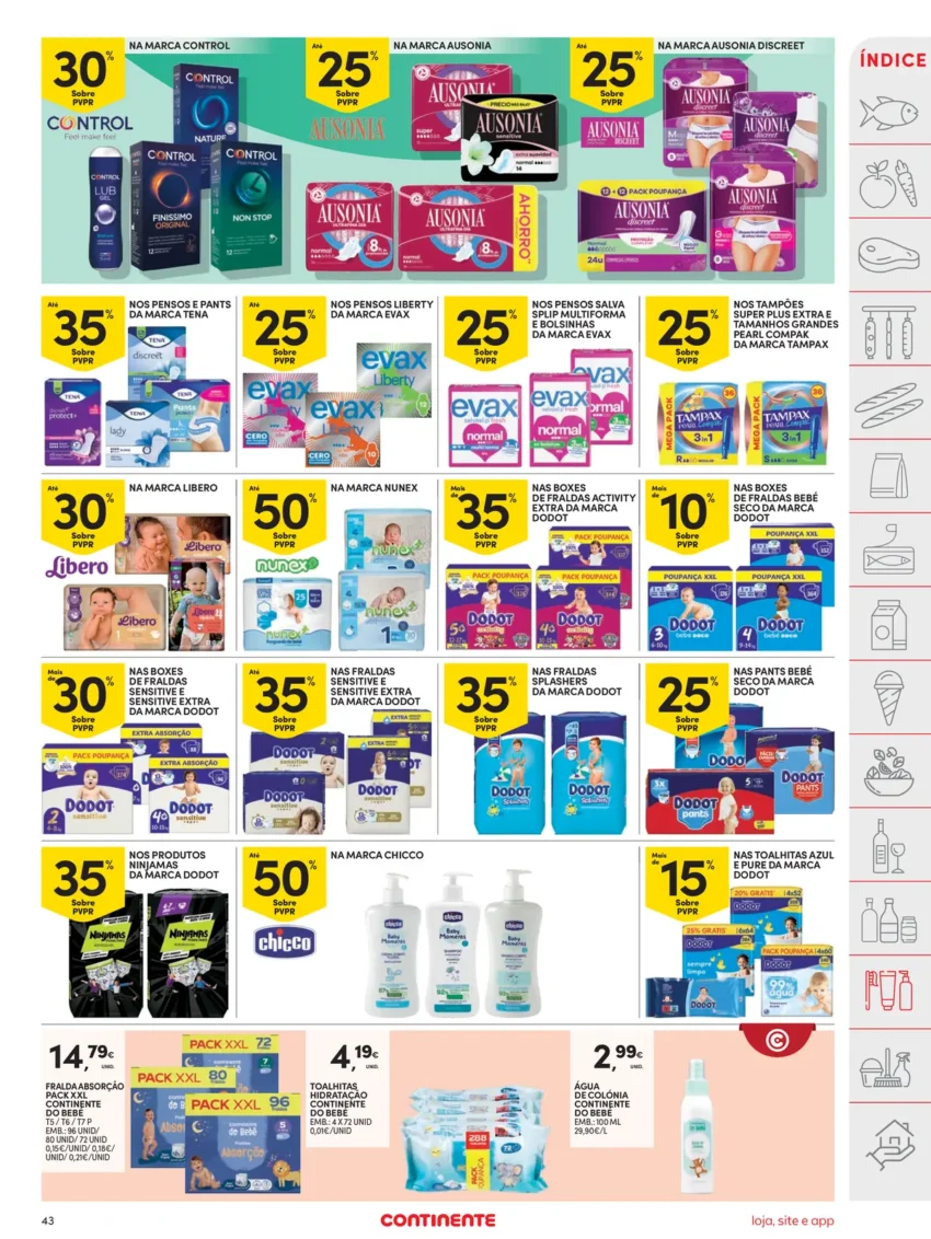 Página 43 do Antevisão Folheto Continente