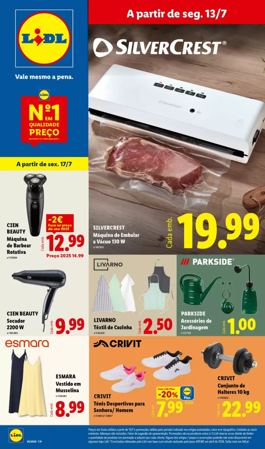 Página 1 do Antevisão Folheto LiDL Novidades