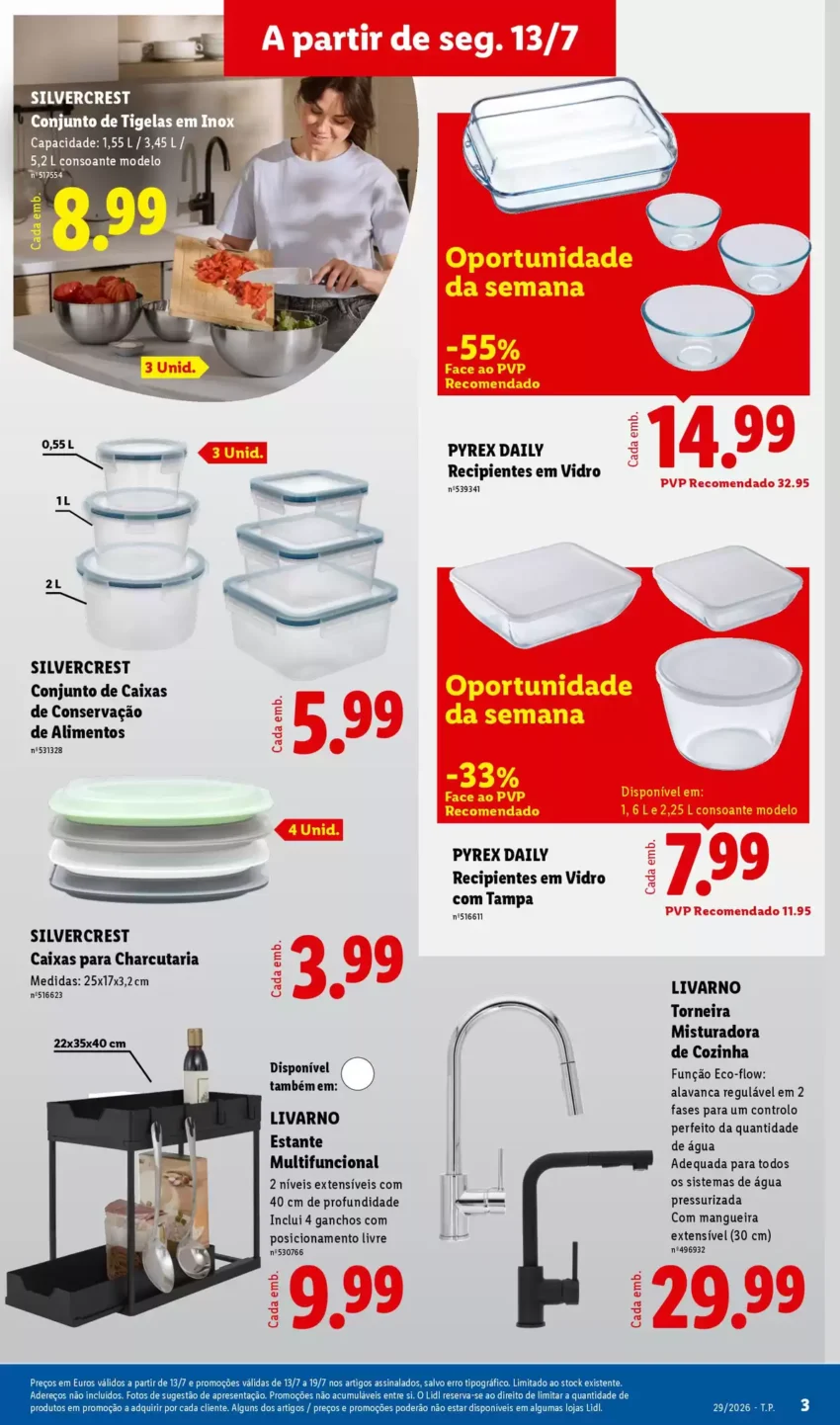 Página 3 do Antevisão Folheto LiDL Novidades