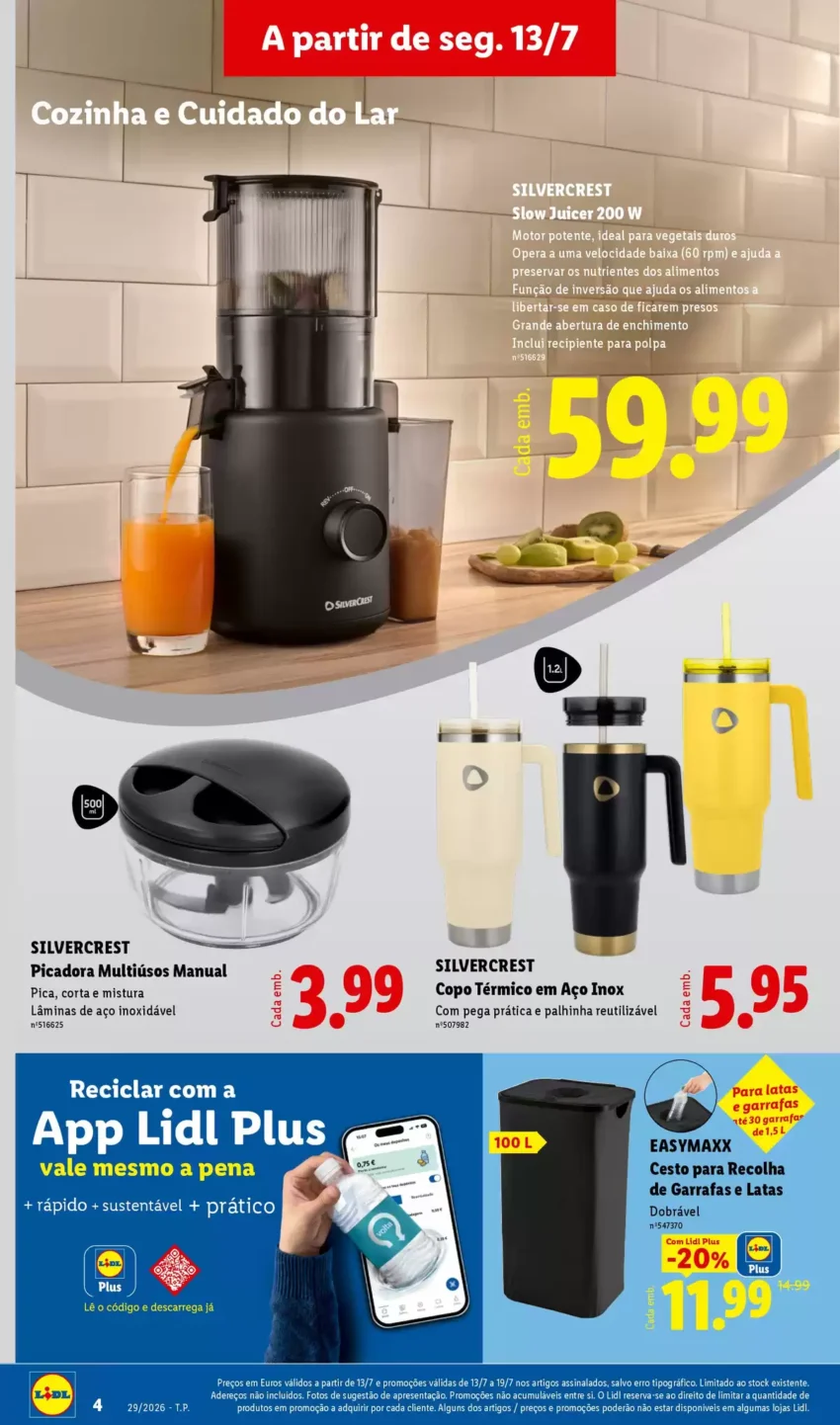 Página 4 do Antevisão Folheto LiDL Novidades