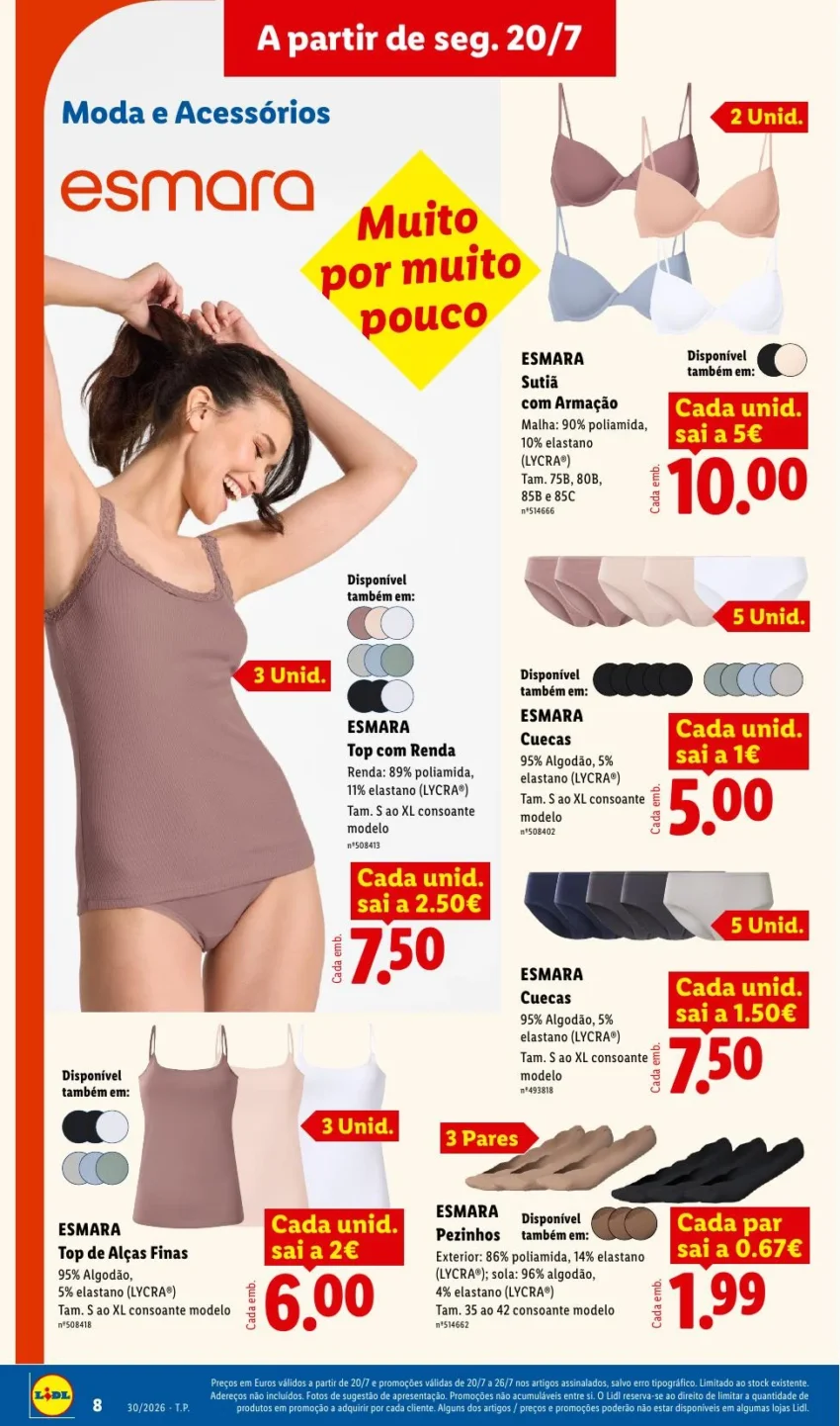 Página 8 do Antevisão Folheto LiDL Novidades