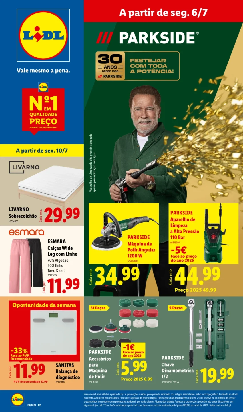 Página 1 do Antevisão Folheto LiDL Novidades