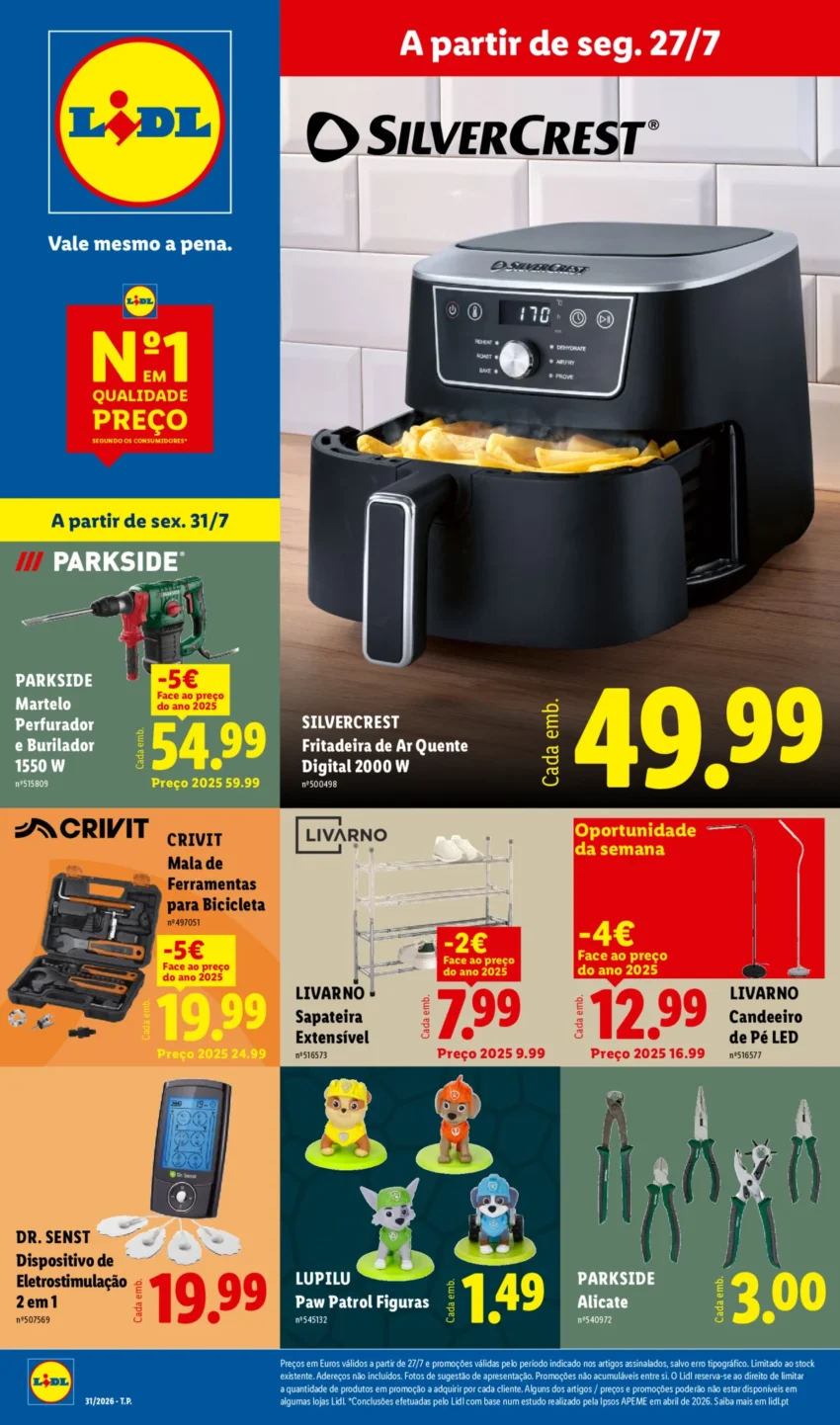 Página 1 do Antevisão Folheto LiDL Novidades