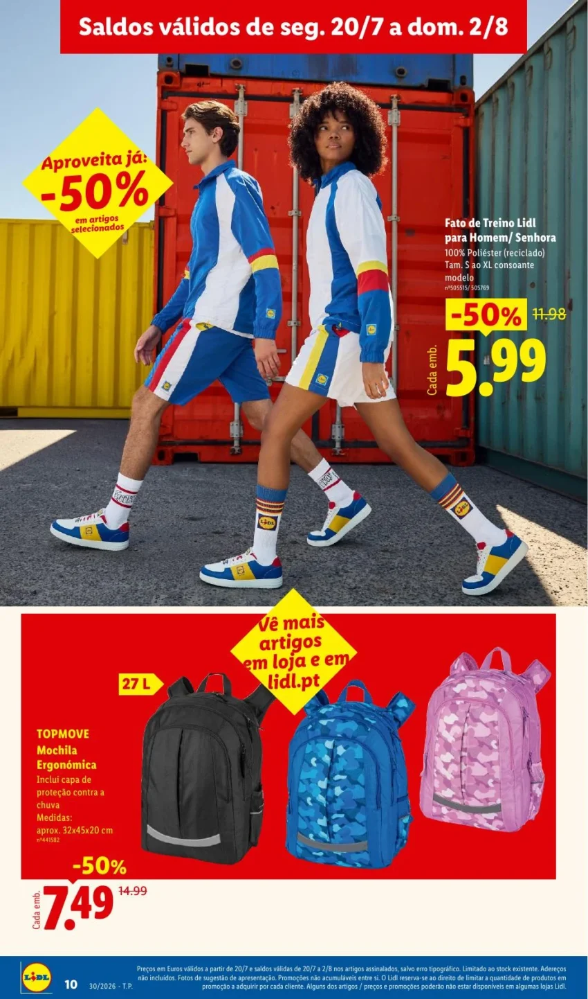 Página 10 do Antevisão Folheto LiDL Novidades