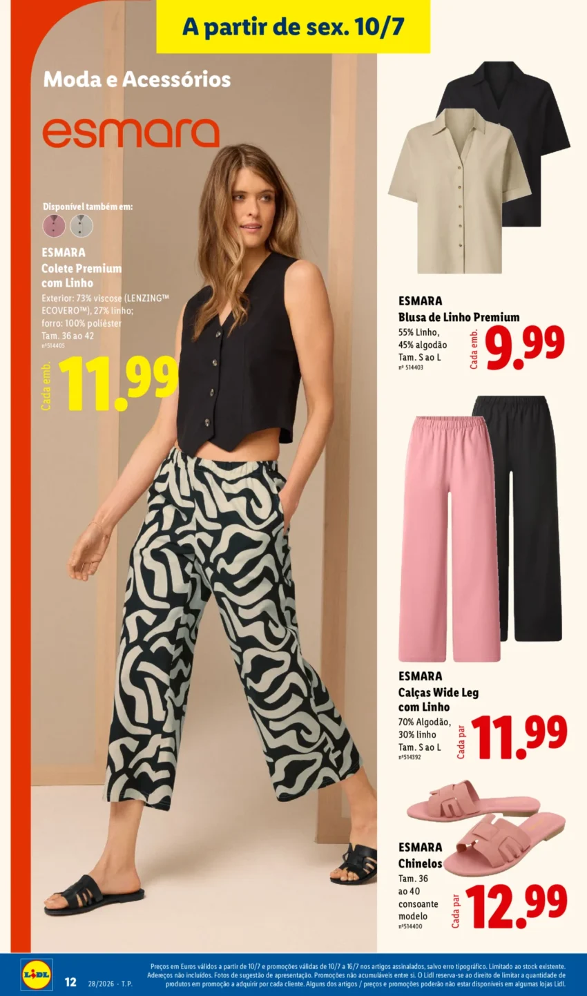 Página 12 do Antevisão Folheto LiDL Novidades