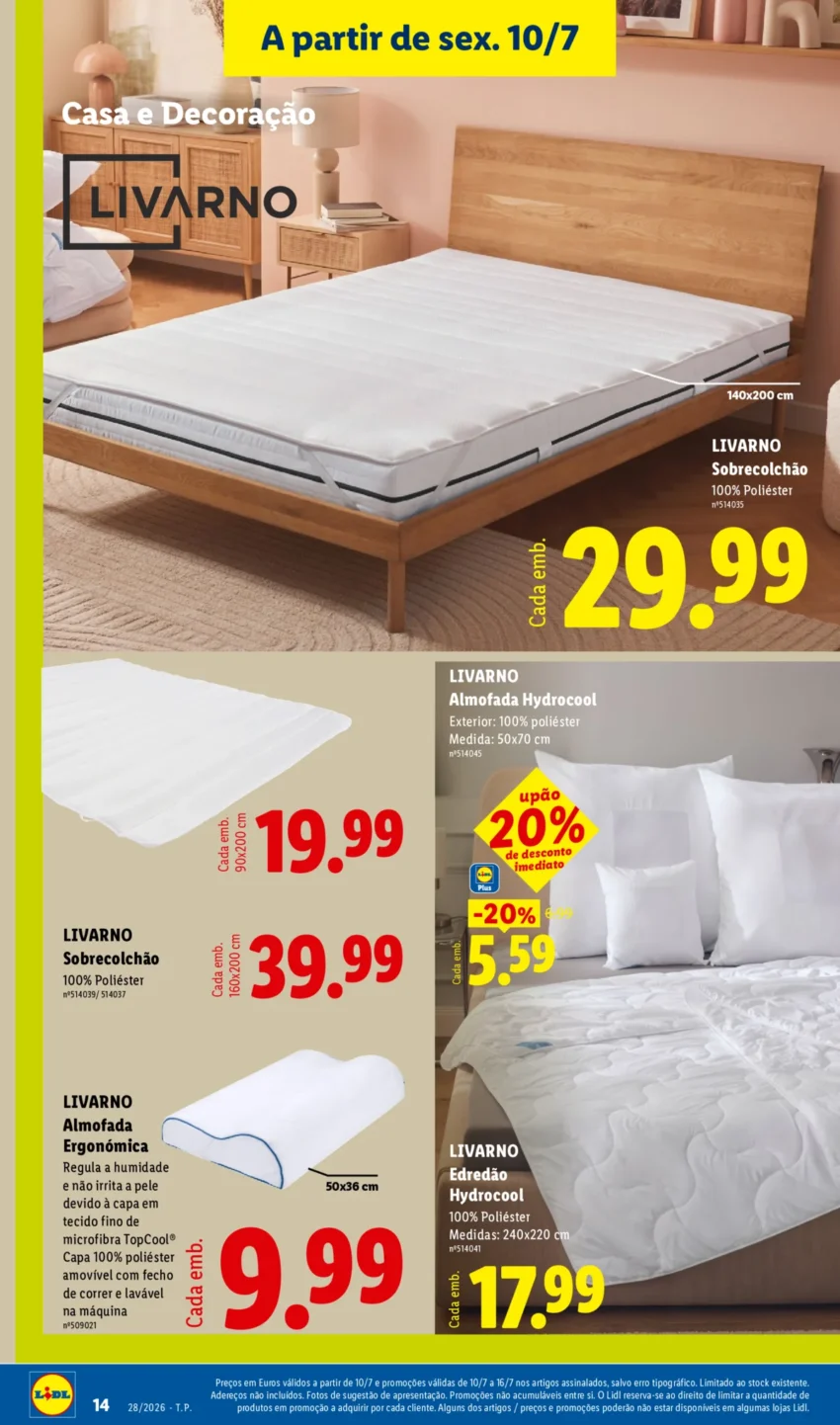 Página 14 do Antevisão Folheto LiDL Novidades