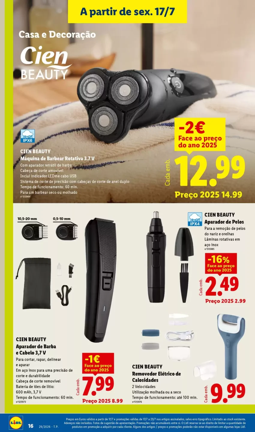 Página 16 do Antevisão Folheto LiDL Novidades