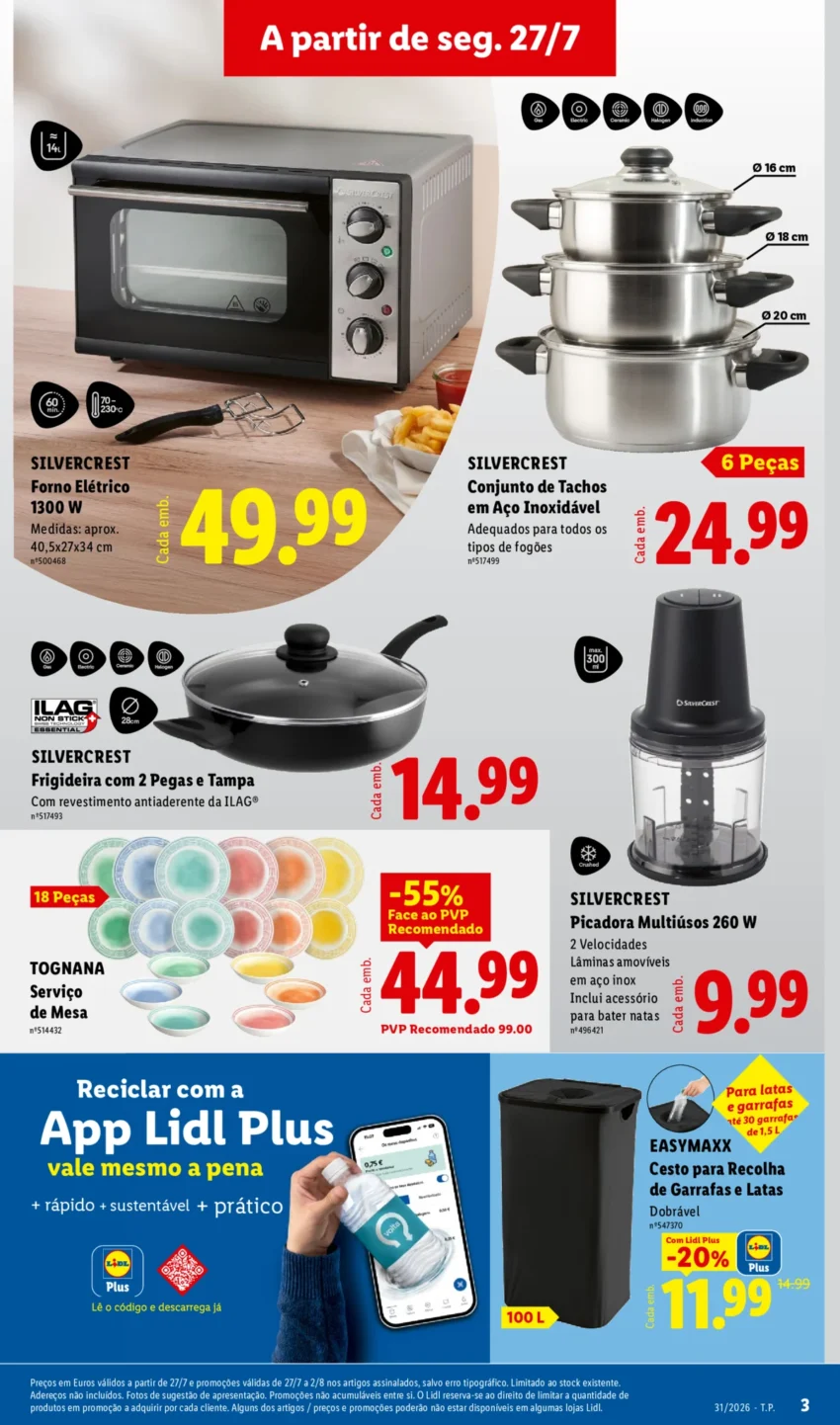 Página 3 do Antevisão Folheto LiDL Novidades
