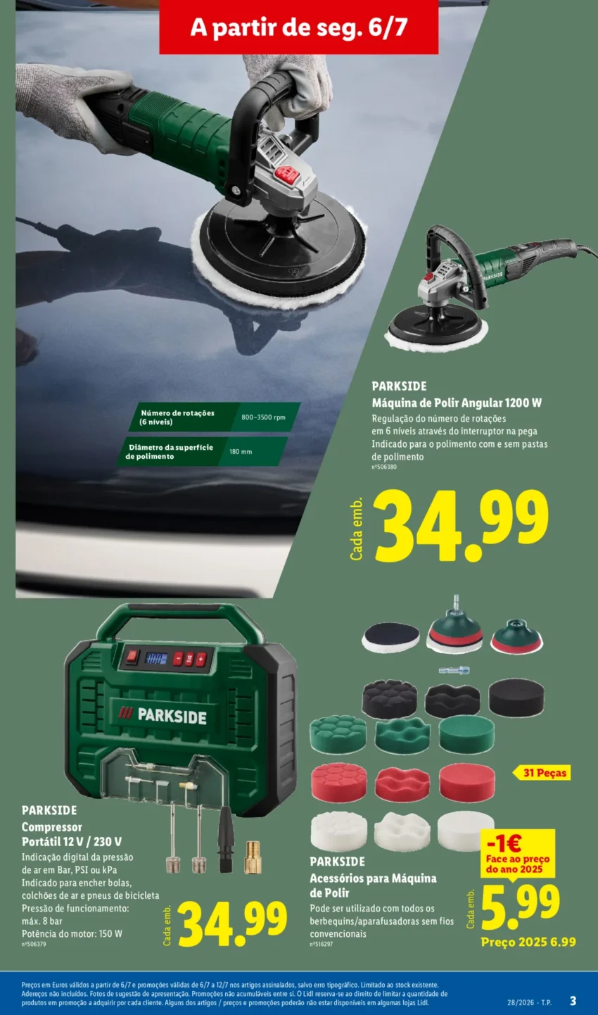 Página 3 do Antevisão Folheto LiDL Novidades