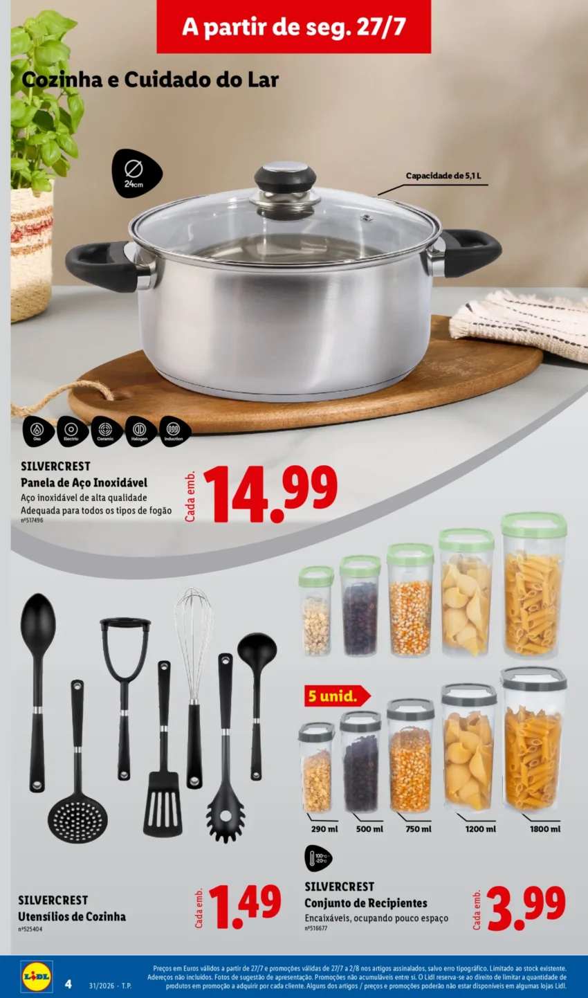 Página 4 do Antevisão Folheto LiDL Novidades