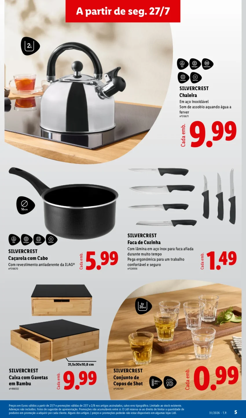 Página 5 do Antevisão Folheto LiDL Novidades