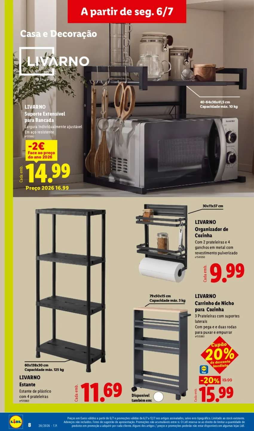 Página 8 do Antevisão Folheto LiDL Novidades