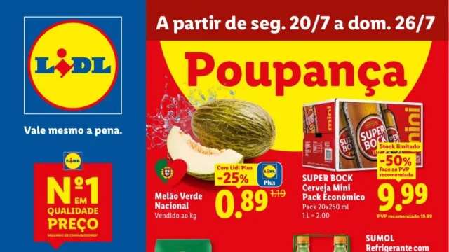 Antevisão Folheto Lidl Promoções (20 a 26 julho)