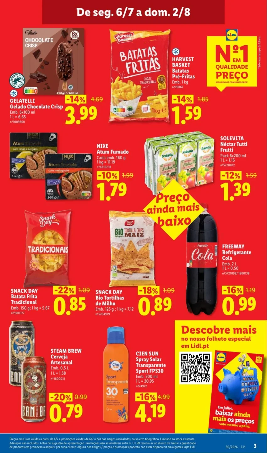 Página 3 do Antevisão Folheto LiDL Promoções