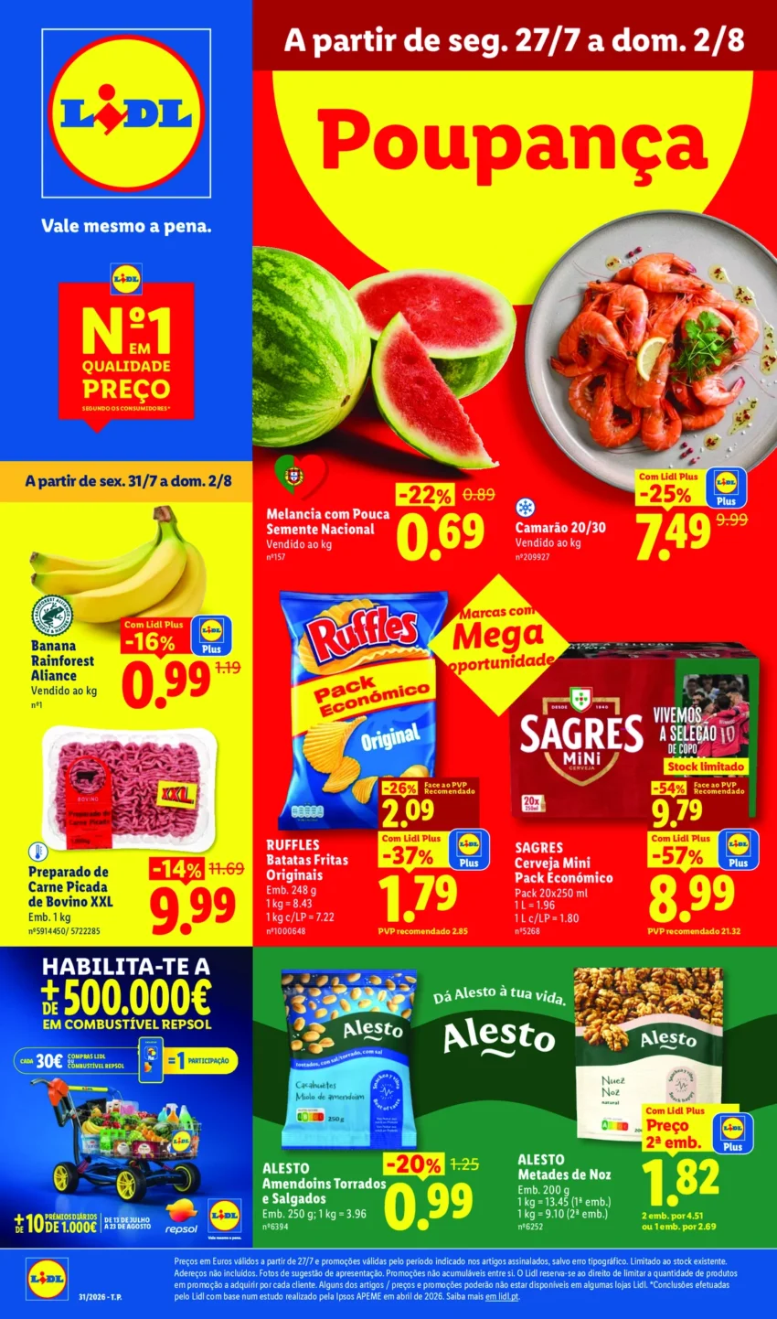 Página 1 do Antevisão Folheto LiDL Promoções