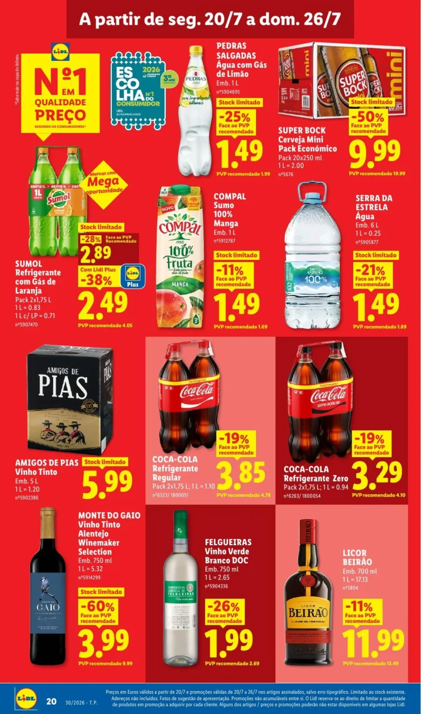 Página 20 do Antevisão Folheto LiDL Promoções