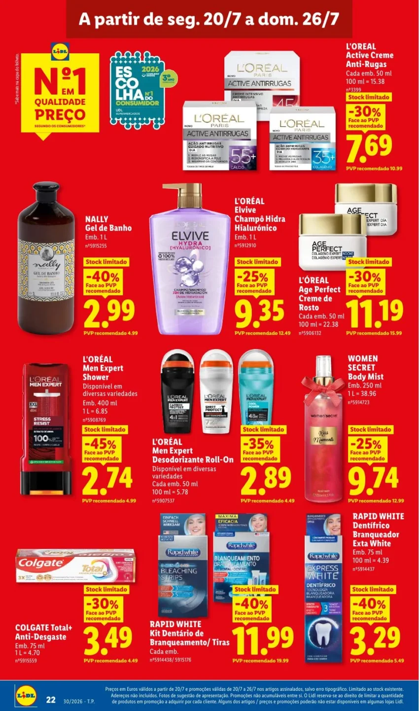 Página 22 do Antevisão Folheto LiDL Promoções