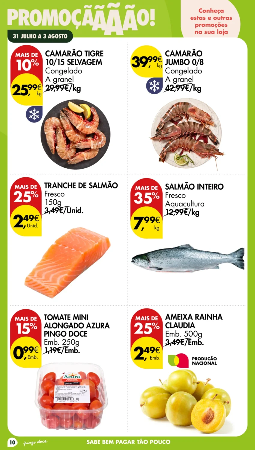 Página 10 do Antevisão Folheto Pingo Doce Fim De Semana