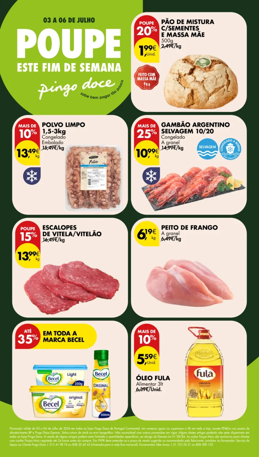 Página 1 do Antevisão Folheto Pingo Doce Fim Semana