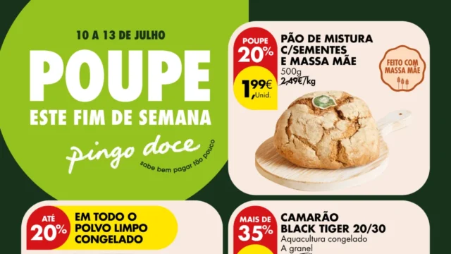 Antevisão Folheto Pingo Doce fim-de-semana (10 a 13 julho)