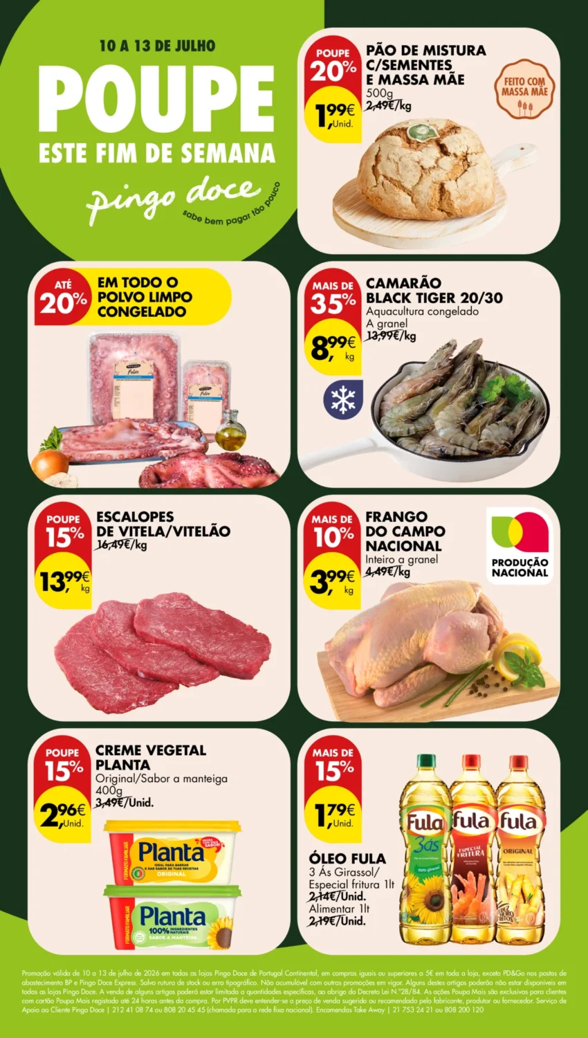 Página 1 do Antevisão Folheto Pingo Doce Fim Semana