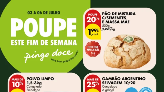 Antevisão Folheto Pingo Doce fim-de-semana (3 a 6 julho)