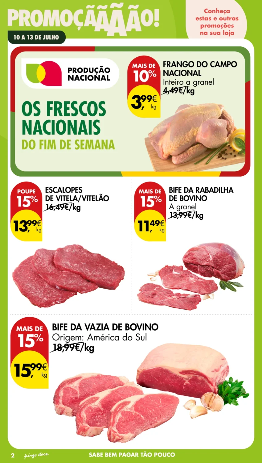 Página 2 do Antevisão Folheto Pingo Doce Fim Semana