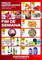 Folheto Continente fim-de-semana (24 a 27 julho)