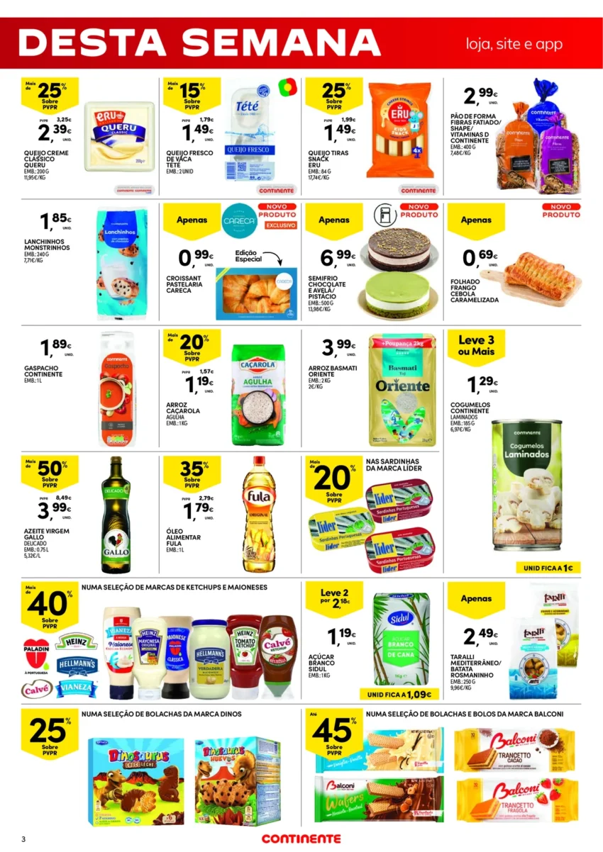 Página 3 do Folheto Continente Fim De Semana