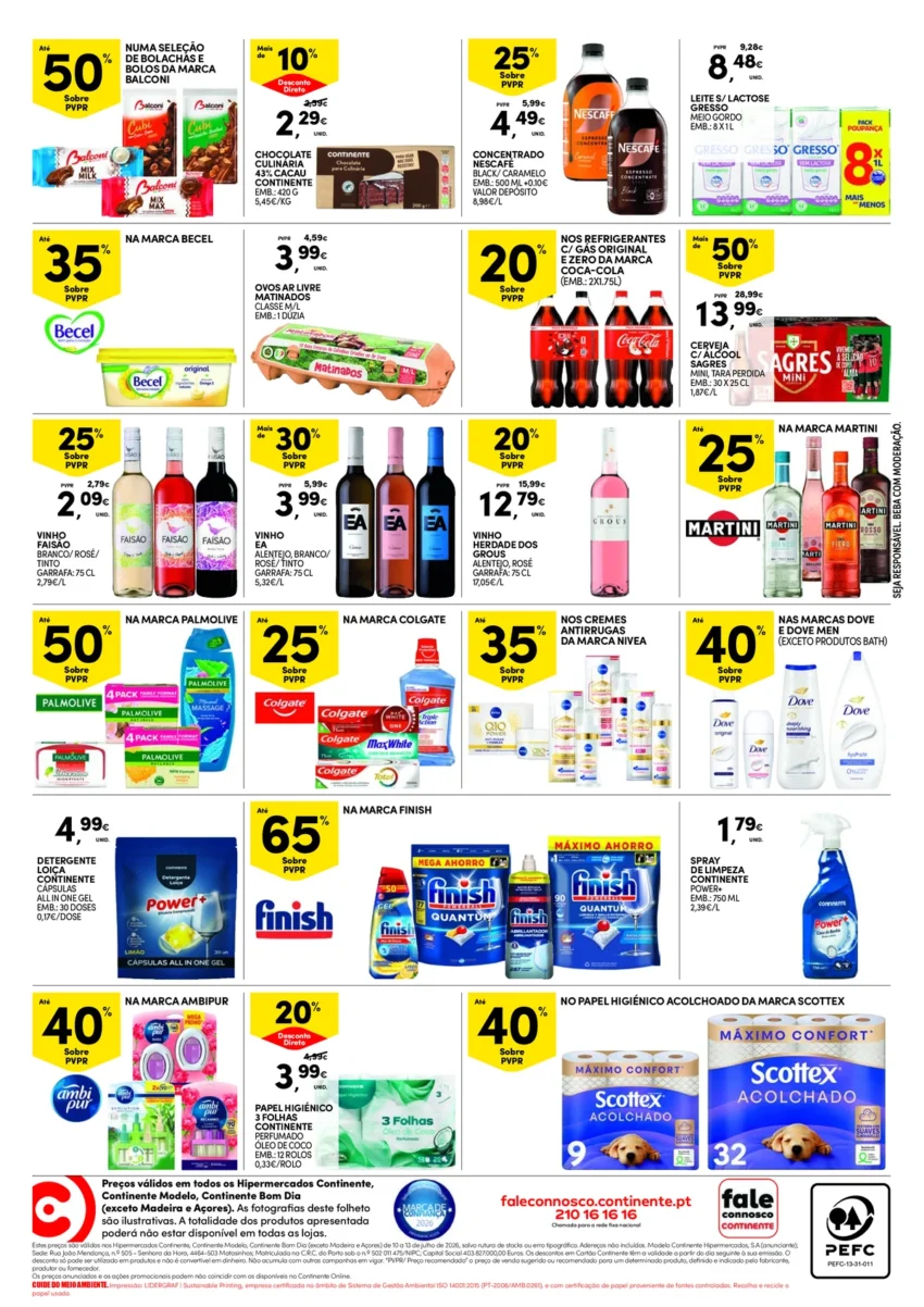 Página 4 do Folheto Continente Fim Semana