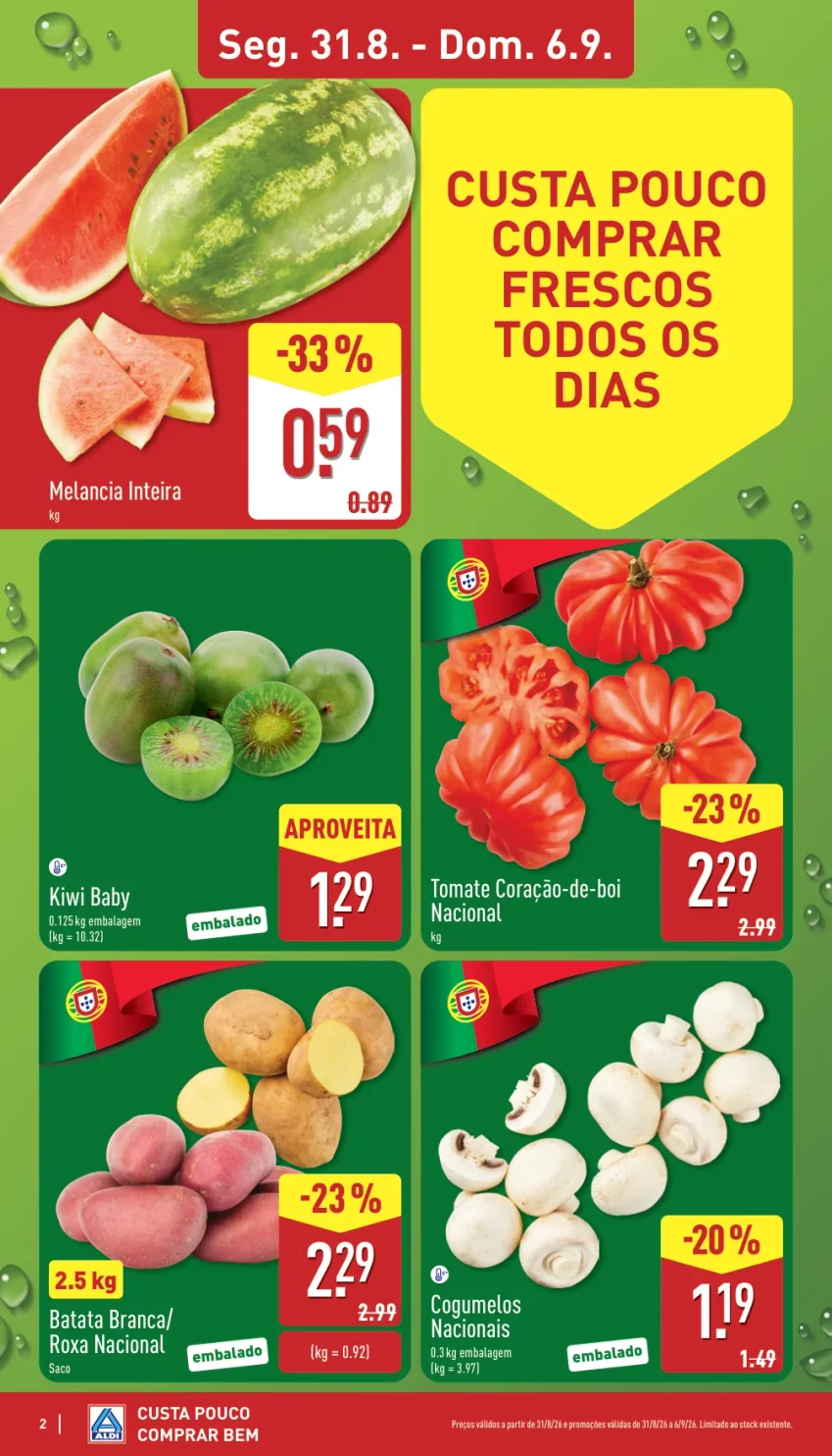 Página 2 do Antevisão Folheto ALDI