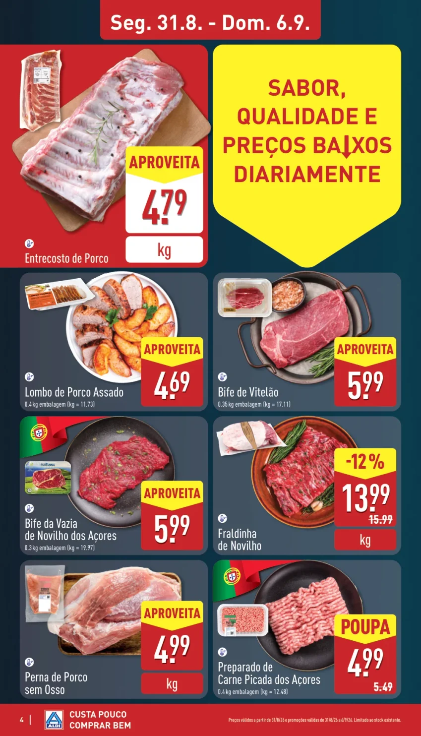 Página 4 do Antevisão Folheto ALDI