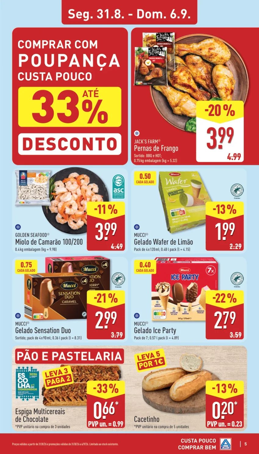 Página 5 do Antevisão Folheto ALDI