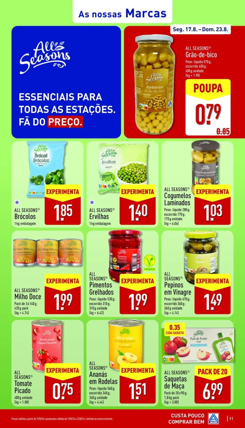 Página 11 do Antevisão Folheto ALDI