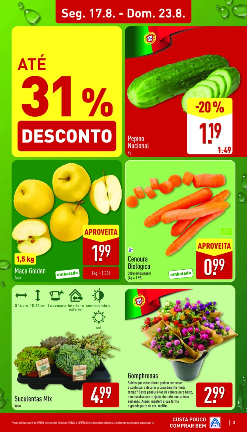 Página 3 do Antevisão Folheto ALDI