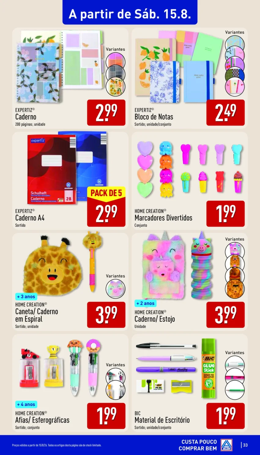 Página 33 do Antevisão Folheto ALDI