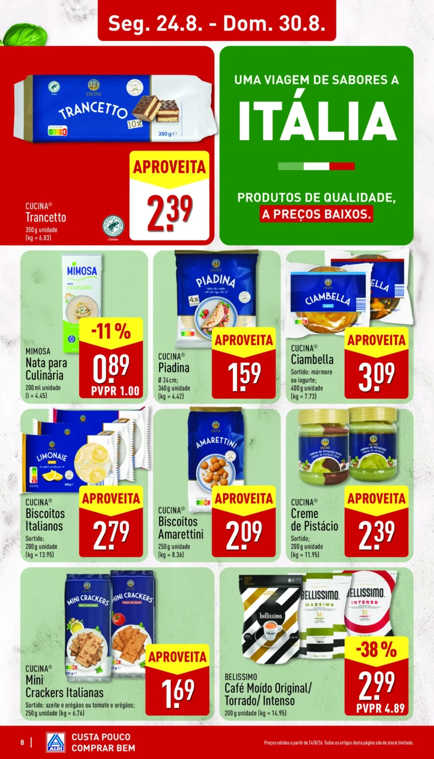 Página 8 do Antevisão Folheto ALDI