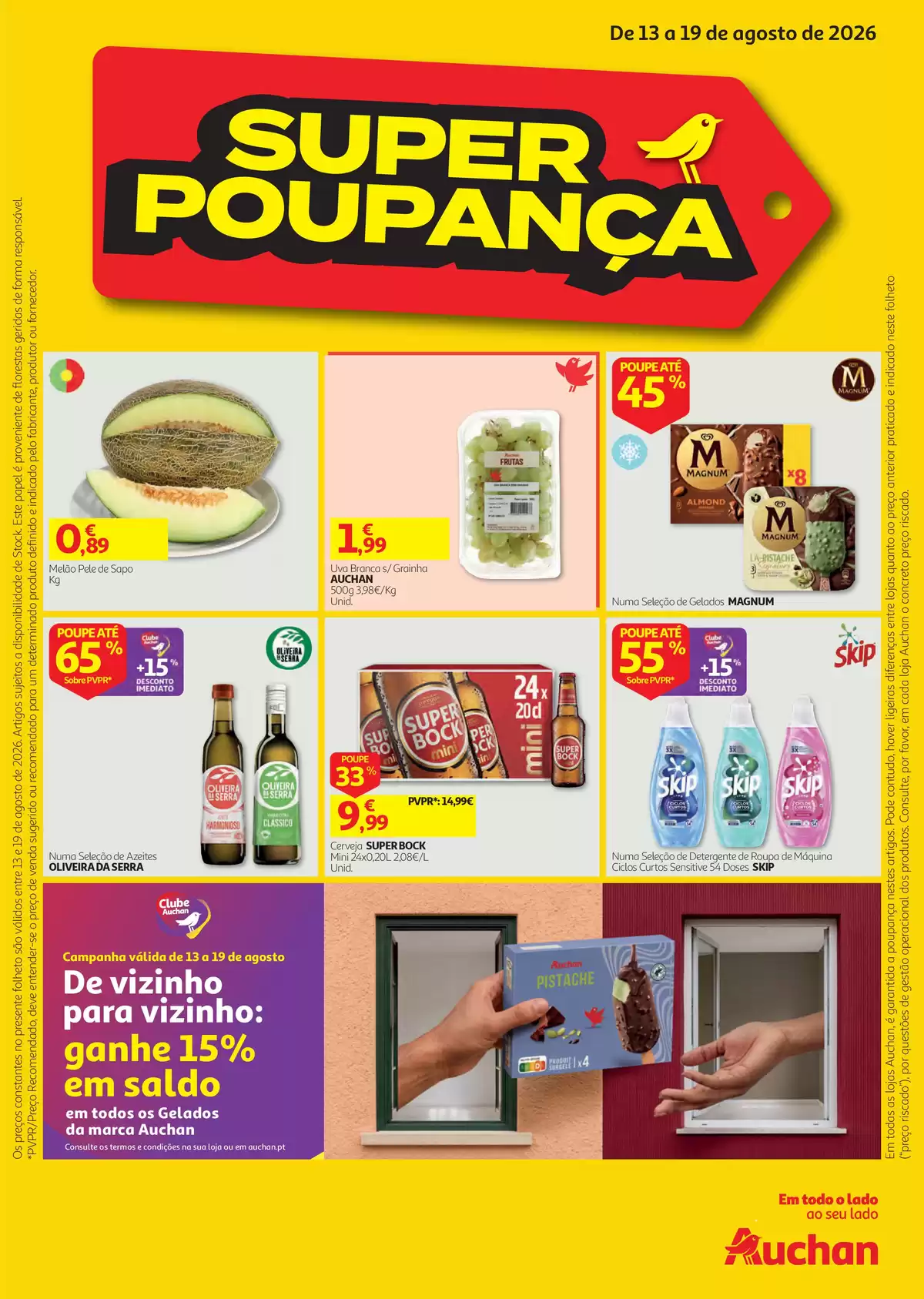 Antevisão Folheto Auchan (13 a 19 agosto)