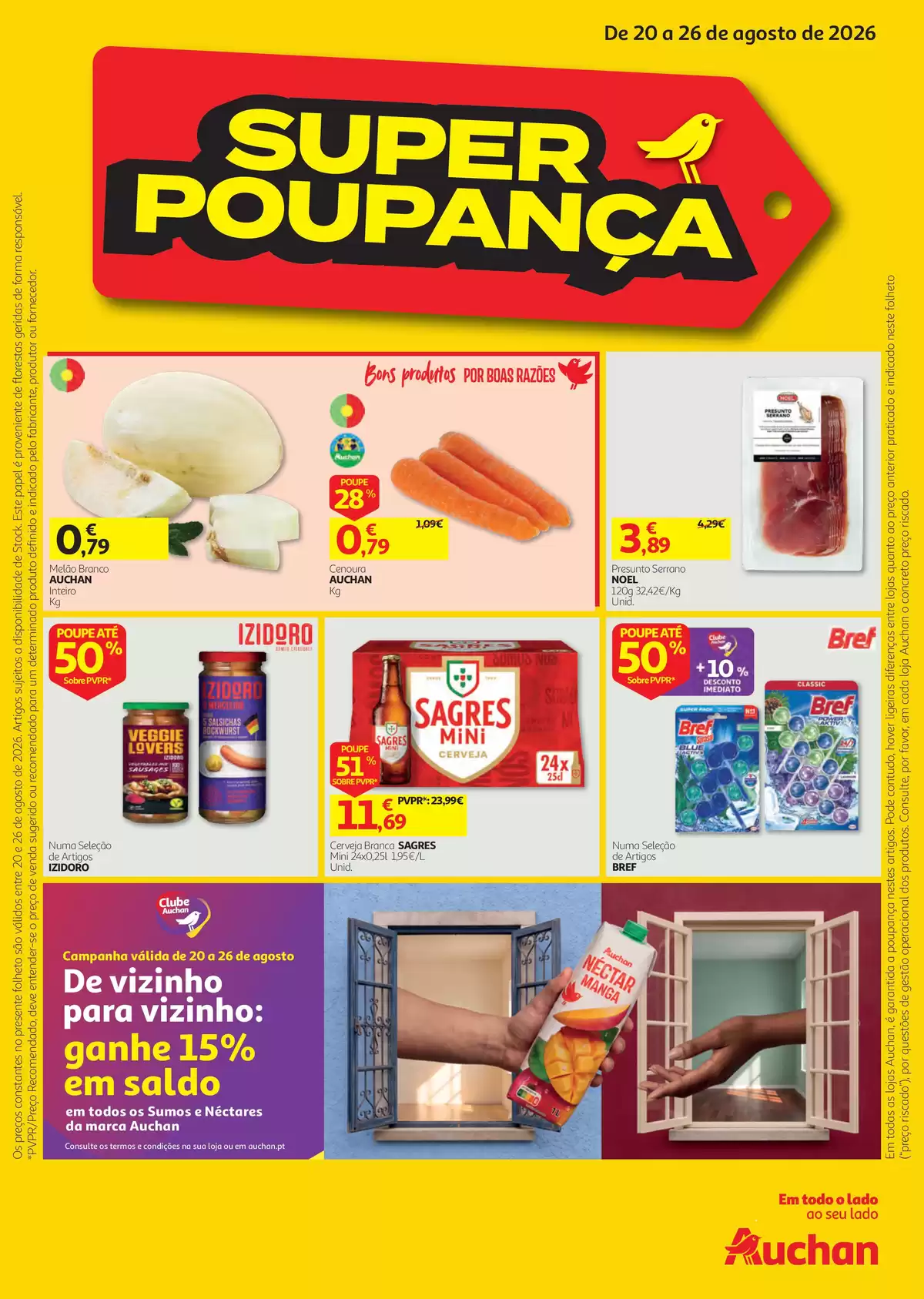 Antevisão Folheto Auchan (20 a 26 agosto)