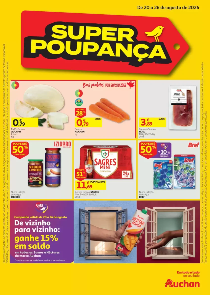 Página 1 do Antevisão Folheto Auchan