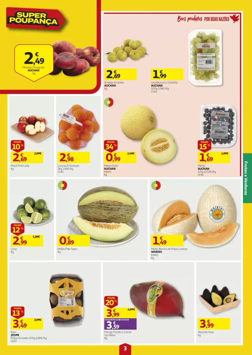 Página 3 do Antevisão Folheto Auchan