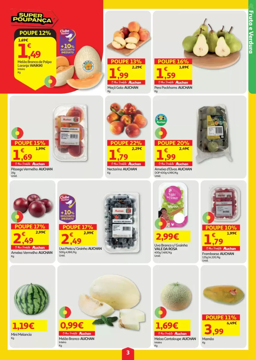 Página 3 do Antevisão Folheto Auchan