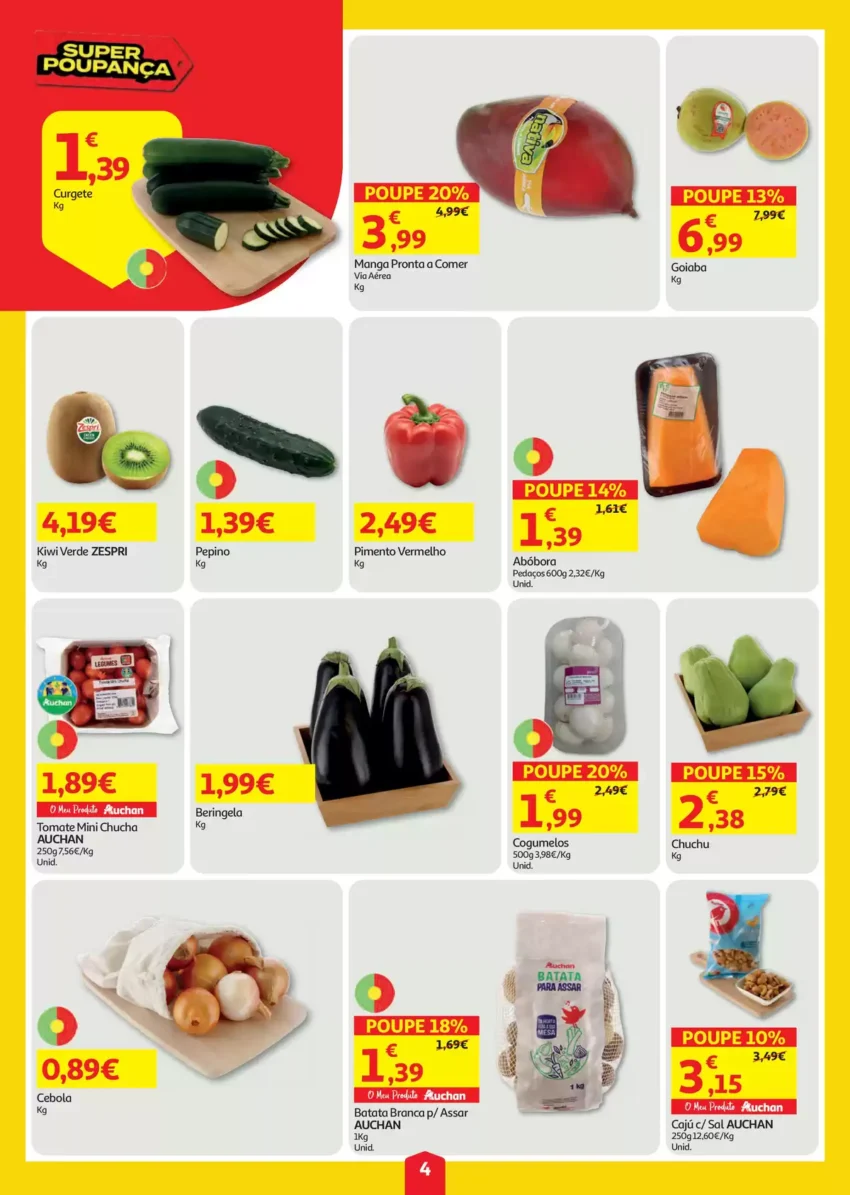 Página 4 do Antevisão Folheto Auchan